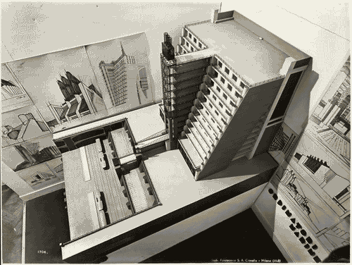 Image for V Triennale - Mostra internazionale di architettura moderna - Galleria delle mostre personali - Scomparto Antonio Sant'Elia