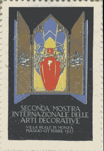 Image for Francobollo celebrativo della II Biennale di Monza