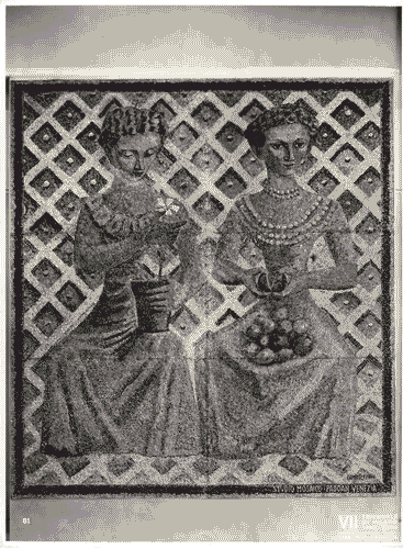 Image for VII Triennale - Palazzo dell'Arte - Scalone e vestibolo superiore - Mosaico "pace con giustizia" di Massimo Campigli