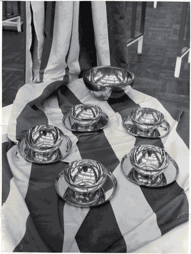 Image for VIII Triennale - Oggetti per la casa - Servizio in metallo - Tessuti per arredamento