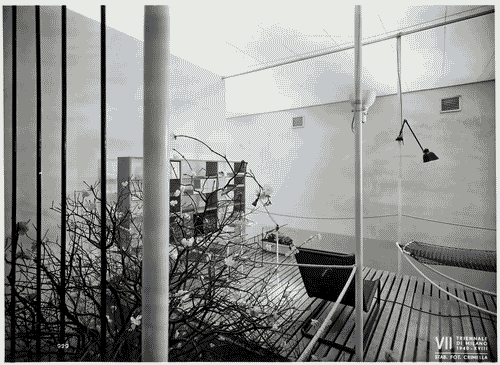 Image for VII Triennale - Galleria dell'arredamento - Seconda parte - Stanza di soggiorno in una villa di Franco Albini