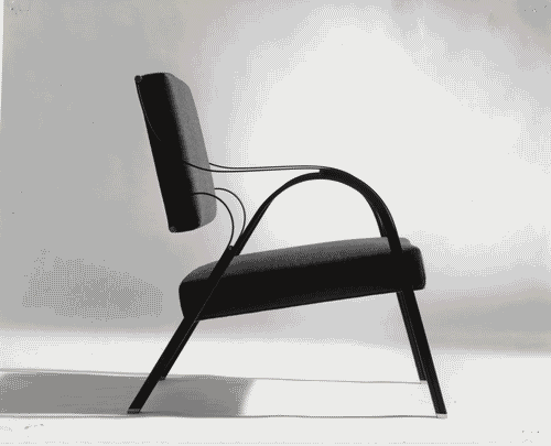 Image for XII Triennale - La casa e la scuola - Allestimento e "isole di produzioni"- Poltrona imbottita di Carlo De Carli