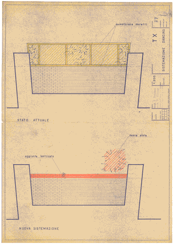 Image for Parco. Sistemazione area "Dancing". Indicazione delle modifiche apportate