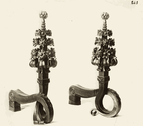 Image for I Biennale - Sala Espositori vari - Alari in ferro battuto di Alessandro Mazzucotelli