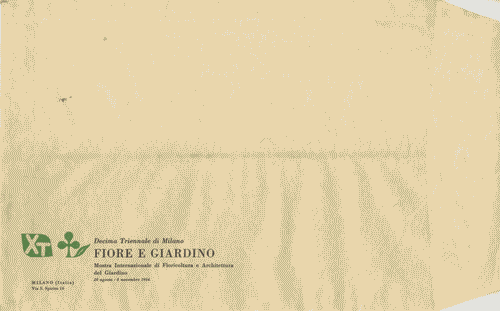 Image for Busta intestata "Fiore e giardino"