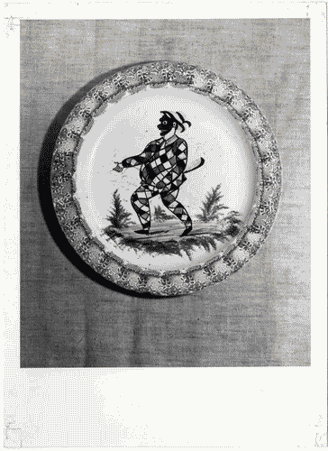 Image for XI Triennale - Mostre temporanee - Mostra delle ceramiche venete tradizionali dell'800 - Piatto di terraglia - "Arlecchino"