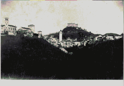 Image for Le città immaginate - Un viaggio in Italia. Sezione storica - da Castelfranco ad Asolo - Veduta di Asolo alla fine dell'800