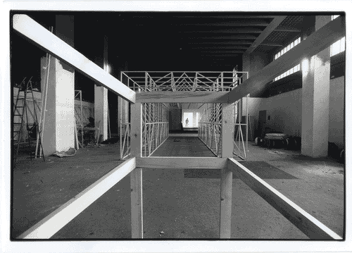 Image for XVI Triennale - Lavori di allestimento - Primo ciclo - Lo spazio audiovisivo - Spazio reale-spazio virtuale