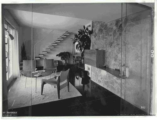 Image for IX Triennale - Quartiere sperimentale della Triennale di Milano (QT8) - La Casa Belga - Soggiorno