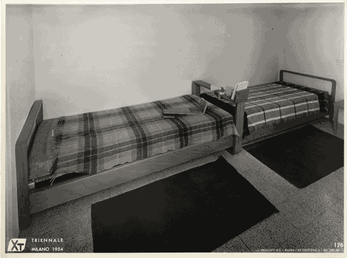 Image for X Triennale - Mostra della casa - Alloggio INCIS B - Camera "B" per i figli - Piero Bottoni - Leonardo Fiori - Augusto Piccoli