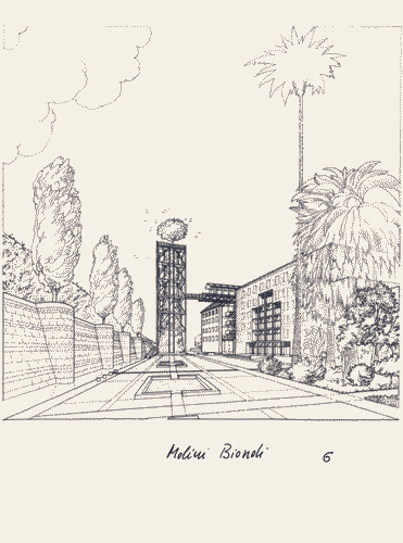 Image for Il luogo del lavoro - Paesaggi industriali di oggi - L¿ex fabbrica diventagiardino - Progetto di trasformazione degli ex molini Biondi a Roma