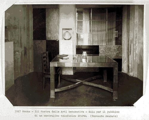 Image for III Biennale - Sezione piemontese - III Biennale - Sala per il pubblico di un centralino telefonico della Società STIPEL di Teonesto Deabate