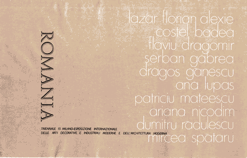 Image for Opuscolo della sezione rumena