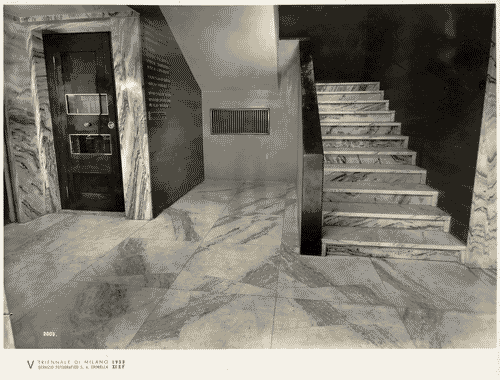 Image for Ascensore e scala d'accesso agli uffici del Palazzo dell'Arte