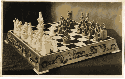 Image for III Biennale - Sezione germanica - Scacchiera di Peter Lipman-Wulf