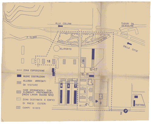 Image for Schema della zona visitabile in occasione della IX Triennale