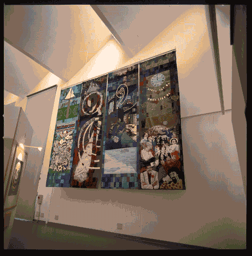 Image for XVIII Triennale - Partecipazioni internazionali - Regno Unito. L'amato luogo verde - Gonfaloni del progetto "Keeping Glasgow Stitches"