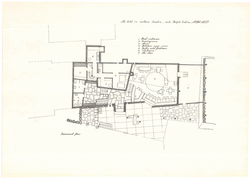 Image for Mostra Internazionale di Architettura moderna. Struttura. Albergo in Lapponia, Ski-hotel in northern Sweden. Seminterrato . Arredo