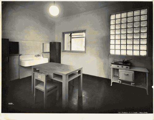 Image for V Triennale - Mostra dell'abitazione - Casa media di Virgilio Vallot - Cucina