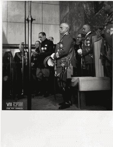 Image for VII Triennale - Inaugurazione - Re d'Italia, Vittorio Emanuele III di Savoia - Discorso del presidente della Triennale Giuseppe Bianchini - Vittorio Emanuele di Savoia, conte di Torino - Giuseppe Bottai