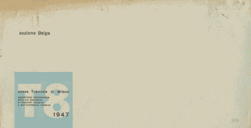 Image for Busta intestata "Sezione Belga" (Belgio), con logo T8