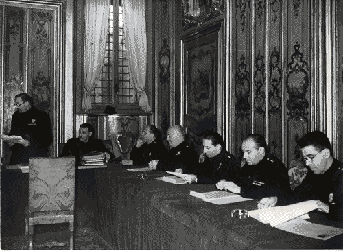 Image for VII Triennale - Seduta d'insediamento del Consiglio d'Amministrazione - Giuseppe Bianchini - Carlo Alberto Felice - Marcello Piacentini - Antonio Maraini - Enrico Del Debbio - Gio Ponti