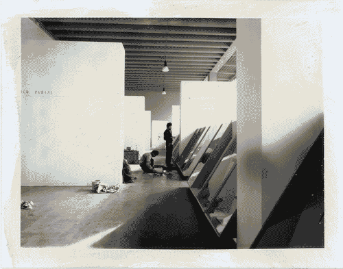 Image for XVI Triennale - Lavori di allestimento - Primo ciclo - Galleria del disegno