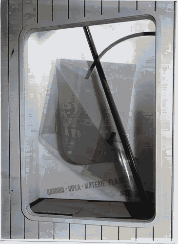Image for VIII Triennale - Sosta pubblicitaria - Vetrina espositiva Rhodoid Vipla, Materie plastiche Montecatini
