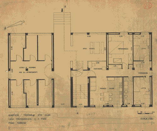 Image for Casa prefabbricata a 4 piani. Piano terreno. Arredamento