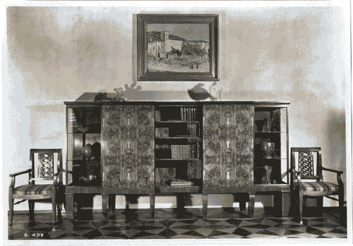 Image for IV Triennale - II Galleria dell'arredamento - Sala di soggiorno di Ottavio Cabiati - Credenza