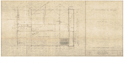 Image for Sezioni straniere. Belgio. Area espositiva. Piano generale