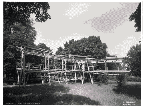 Image for IX Triennale - Mostra internazionale dell'architettura in movimento - Seggiovia del Parco Sempione - Stazione intermedia