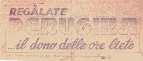 Image for Bozzetto per pubblicità "regalate Perugina... il dono delle ore liete"