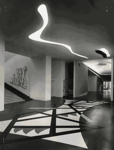 Image for IX Triennale - Palazzo dell'Arte - Vestibolo d'ingresso e atrio - Luciano Baldessari e Marcello Grisotti