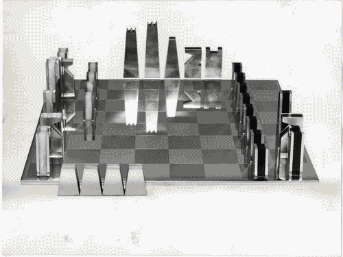 Image for XIII Triennale - Sezione dell'Austria - Scacchiera in acciaio inossidabile