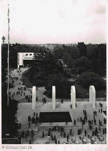 Image for V Triennale - Piazzale d'onore - Archi ornamentali di Mario Sironi