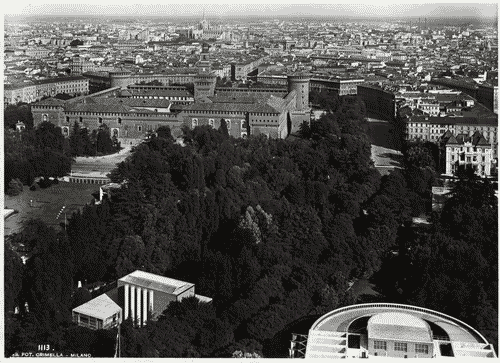 Image for V Triennale - Parco Sempione - Veduta panoramica dalla Torre Littoria