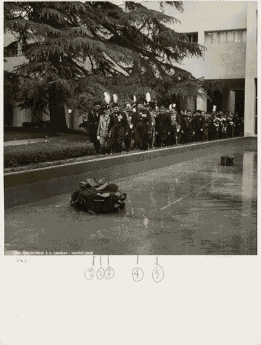 Image for VI Triennale - Inaugurazione - Visita del re d'Italia, Vittorio Emanuele III di Savoia - Giuseppe Pagano Pogatsching - Giulio Barella - Marino Parenti - Carlo Alberto Felice - Mario Sironi