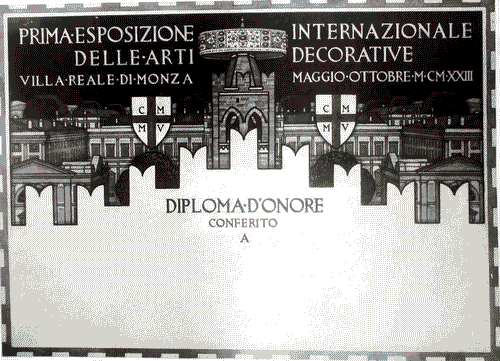Image for I Biennale - Diploma d'onore