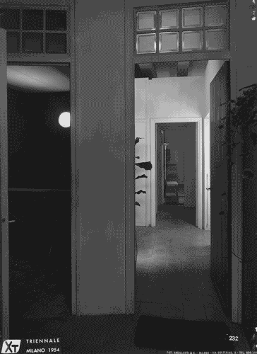 Image for X Triennale - Mostra della casa - Alloggio INCIS B - Ingresso - Piero Bottoni - Leonardo Fiori - Augusto Piccoli