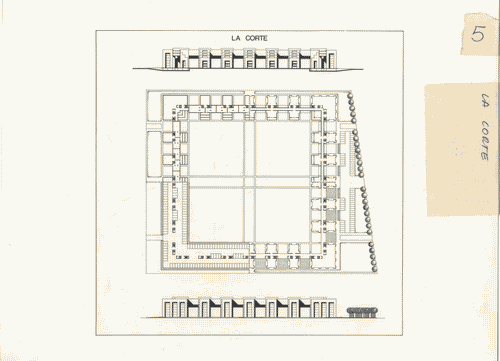 Image for Le città immaginate - Nove progetti per nove città. Sezione progettuale -Bologna (L'asse di via Stalingrado e il Fiera district) - Disegni di progetto della Corte