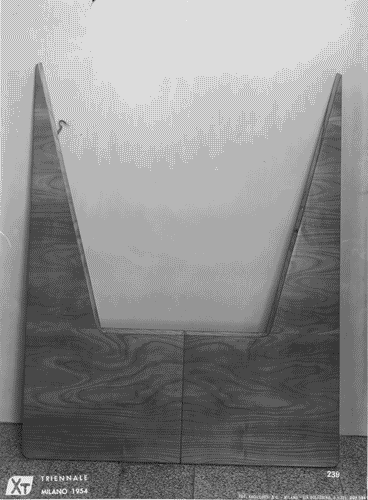 Image for X Triennale - Mostra della casa - Alloggio INCIS B - Parti del tavolo da pranzo - Piero Bottoni - Leonardo Fiori - Augusto Piccoli