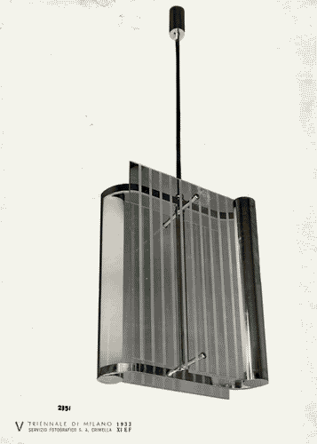 Image for V Triennale - Arti decorative e industriali - Cristalli-metalli-illuminazione - Lampadario