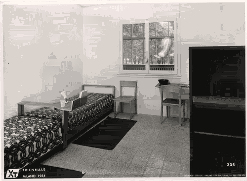 Image for X Triennale - Mostra della casa - Alloggio INCIS B - Camera "B" per i figli - Piero Bottoni - Leonardo Fiori - Augusto Piccoli