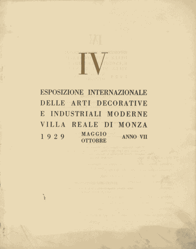 Image for Opuscolo di 12 pagine, con intestazione ripetuta su più pagine, contenente la presentazione, il percorso e il Regolamento per l'Esposizione che doveva essere realizzata nel 1929