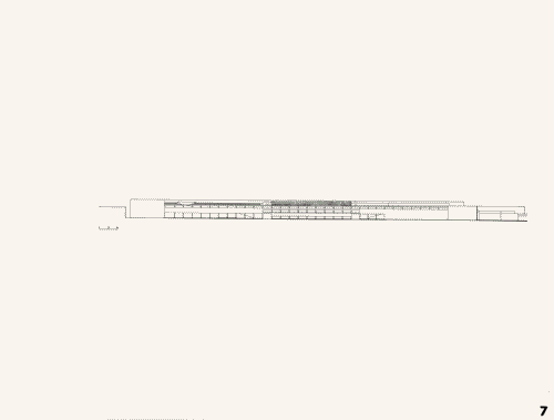 Image for Le città immaginate - Nove progetti per nove città. Sezione progettuale -Palermo (Nove progetti per l'architettura della circonvallazione) - Prospetto e sezione del progetto di Tilde Marra