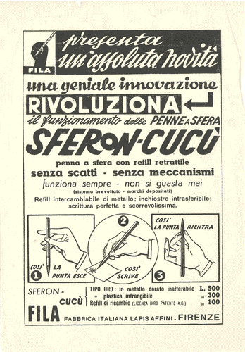 Image for Bozzetto per pubblicità "Sferon Cucù presenta un'assoluta novità"