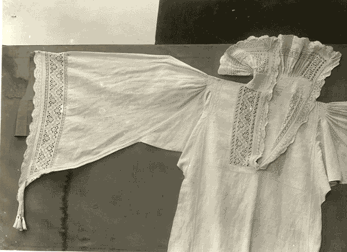 Image for VII Triennale - Mostra del pizzo antico - Camicia ricamata