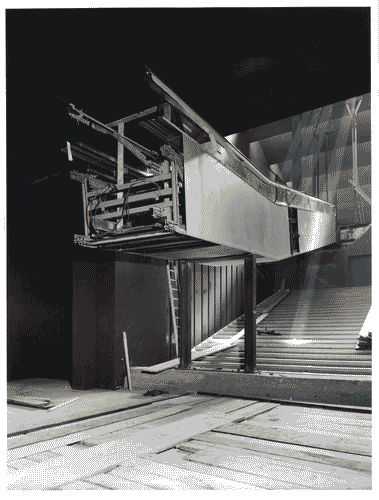 Image for XIV Triennale - Lavori di allestimento - Scalone d'onore - Nastro trasportatore