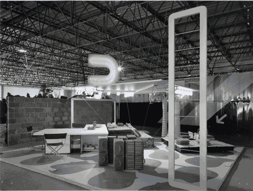 Image for XIV Triennale - Padiglione nel Parco Sempione - Espressioni e produzioni italiane - Prima zona - Arredamento Upim -Roberto Lucci - Paolo Orlandini -Marcello Pietrantoni - Carla Venosta